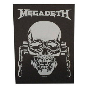 大屠杀（MEGADETH）官方原版 Vic Rattlehead Logo 背标 (Back Patch)
